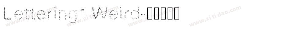 Lettering1 Weird字体转换